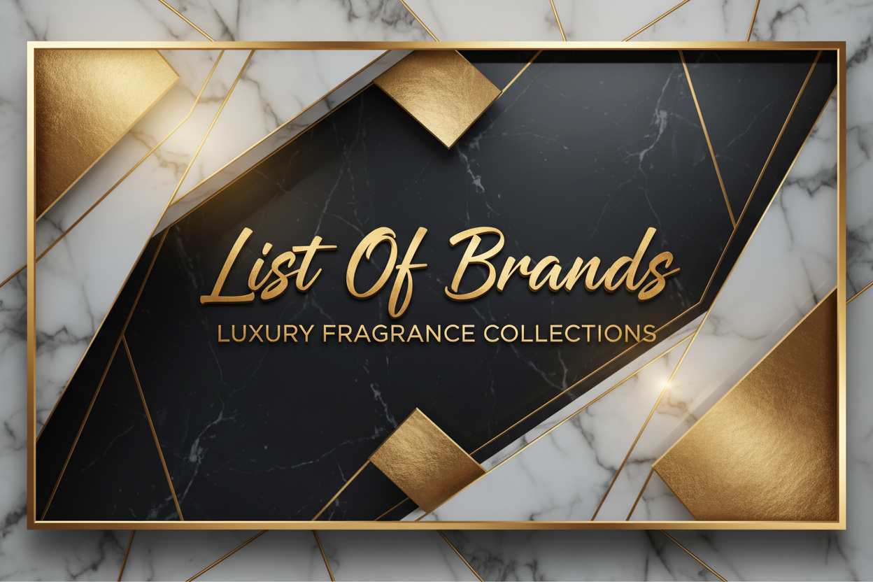 List Of Brands Banner