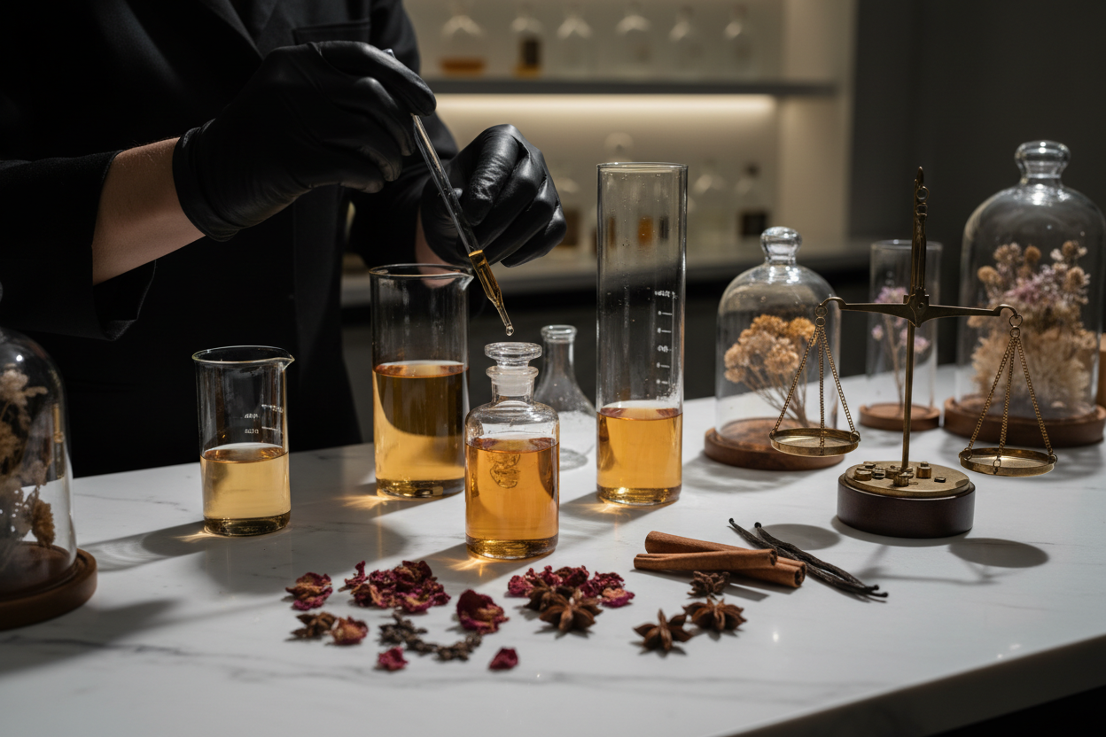 Luxury perfume crafting
