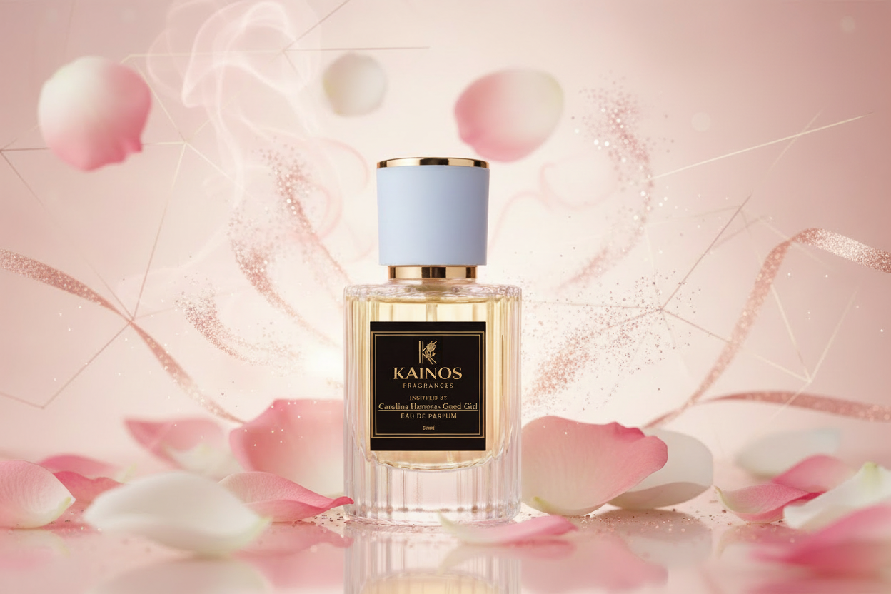 Women's Fragrance Banner with Good Girl label
